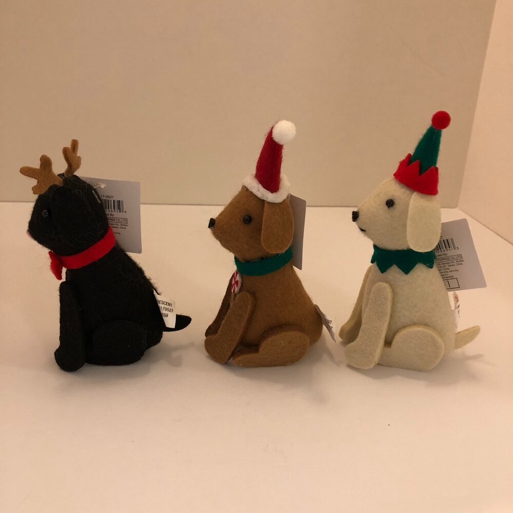 Target Bullseye Playground Christmas Holiday Felt Plush Dogs - Picture 9 of 16